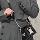 Unicraftale 2 pezzo di estensori per cinturini per borsa a catena a maglia marinara in lega FIND-UN0002-12P-5