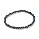 Bracciali elastici con perle di vetro rotonde per ragazze adolescenti BJEW-A117-A-21-2