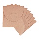 Vintage Square Heart Buckle CD Envelopes DIY-WH0092-01-4