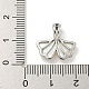 Латунные микропаве прозрачные подвески с фианитом KK-P275-19P-3