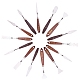 パンダホール エリート ステンレス鋼パレット スクレーパー セット  スパチュラナイフのアーティストの油絵ツール  塗装ナイフブレード  172~225mm  14個/セット TOOL-PH0016-19-1