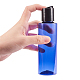 Benecreat-juegos de botellas con tapa superior de disco de plástico pet transparente MRMJ-BC0001-52-3