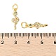 Латунные микро проложить кубического циркония подвески KK-U056-07G-3