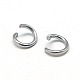304 Stainless Steel Jump Rings X-STAS-E043-7x1mm-2