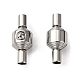 201 Stainless Steel Bayonet Clasps STAS-S078-11A-2