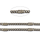 Brass Twisted Chains CHC012Y-AB-1