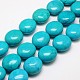 Oval Natural Howlite Beads Strands G-N0132-02A-1