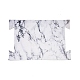 長方形の紙のヘアゴムのディスプレイカード  ヘアゴム用の大理石ジュエリーディスプレイカード  ホワイト  8.05x12x0.05cm X-CDIS-C004-07E-1