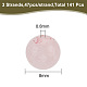 Hobbiesay 3 нить бусин из натурального имитации розового опала G-HY0001-63-2
