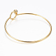 304 Stainless Steel Bangle BJEW-H530-01G-2