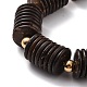 Coconut Shell Beaded Necklaces NJEW-E154-06P-2