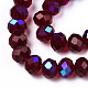 Electroplate Glass Beads Strands EGLA-A034-T3mm-L21-3