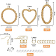 Kit per la creazione di orecchini pendenti fai da te benecreat DIY-BC0004-34-2