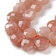 Natural Sunstone Graduated Beads Strands G-K332-B05-3