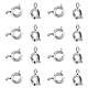 Unicraftale 304 Stainless Steel Smooth Surface Spring Ring Clasps STAS-UN0012-71-1