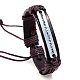 Verstellbare Armbänder aus Rindsleder für Männer BJEW-PW0001-03B-1