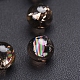 Décorations d'affichage de boule de cristal de quartz fumé naturel PW-WG31081-01-4