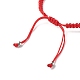 Хамса рука/рука Мириам со сглазом плетеный браслет из бисера для девочек и женщин BJEW-JB06912-02-4