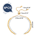Unicraftale 6Pcs Brass Chain Link Bracelet Making TWIR-UN0001-63-3