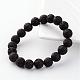 Natural Lava Rock Beads Stretch Bracelets BJEW-JB02411-1