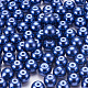 Umweltfreundliche runde Perlen aus gefärbtem Glasperlen HY-BC0001-8mm-RB069-7