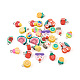 Craftdady 150Pcs 15 Style Handmade Polymer Clay Charms CLAY-CD0001-09-2