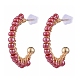 Brass Stud Earring EJEW-JE04179-04-3