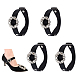 Ahandmaker 4 pezzo cinturini per scarpe staccabili cinturini con tacco alto AJEW-WH0277-71-1