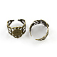 Adjustable Brass Ring Shanks KK-Q573-008AB-1