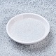 MIYUKIラウンドロカイユビーズ  日本製シードビーズ  11/0  (rr284) 白い線が入った結晶 ab  2x1.3mm  穴：0.8mm  約1111個/10g X-SEED-G007-RR0284-2