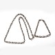304 Edelstahl-Seil-Kette Halsketten und Armbänder Schmuck-Sets SJEW-L410-04P-2