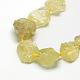 Natural Lemon Quartz Beads Strands G-R421-14-1