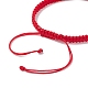 Bracelets réglables en perles tressées en fil de nylon BJEW-JB09769-01-4