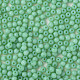 6/0 perle di semi di vetro imitazione giada SEED-N004-006-15-4