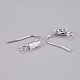 Brass Earring Hooks KK-L198-013P-2