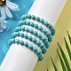 Bracelets extensibles naturels en perle d'howlite&nbsp;BJEW-K212-B-011-5