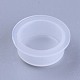 プラスチックエンドキャップ  接着剤塗布工業用シリンジバレルエンドカバー  透明  15~18.5x8mm TOOL-WH0103-07A-1