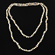 Perle de perle deux colliers à plusieurs niveaux NJEW-Q282-13-1