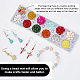 PH PandaHall 10pcs Bead Mat Beading Boards Bead Design Trays Felt Jewelry Bracelet Organizer Storage Tray for Jewelry Making Creating Bracelets Necklaces and Other Jewelry 8.6x2.5inch TOOL-WH0127-38B-4