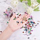PandaHall Elite Spray Painted Crackle Glass Beads CCG-PH0003-01-3