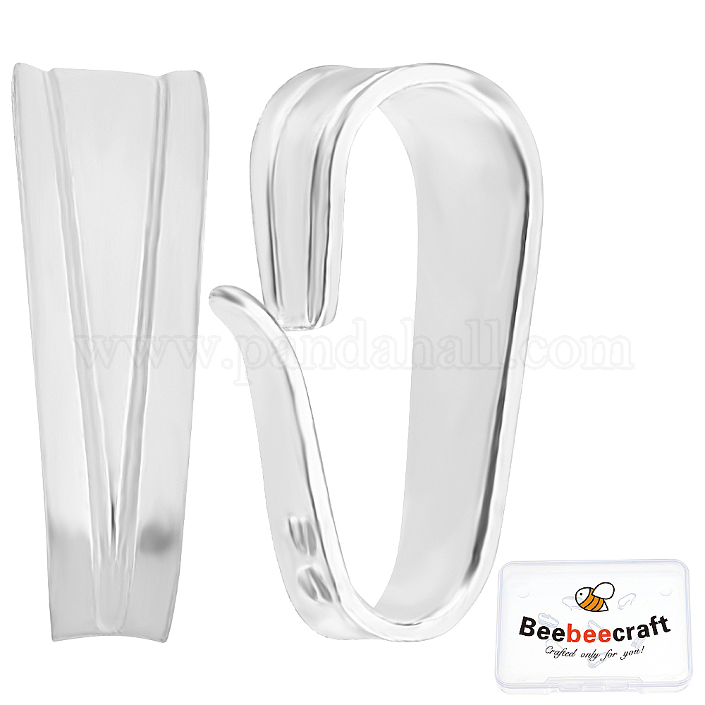 Shop Beebeecraft 10Pcs Pinch Clip Clasp Bail 925 Sterling Silver