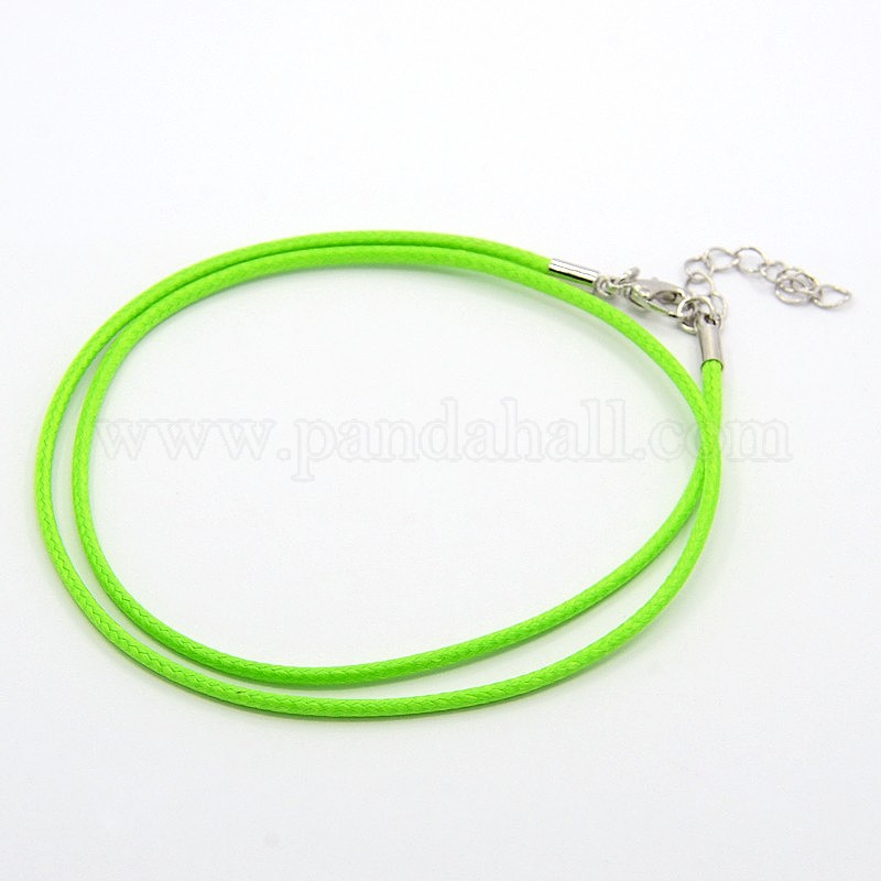 Wholesale Waxed Cord Necklace Making