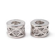 Экологически чистые латунные бусины из циркония с микропаве KK-F835-28P