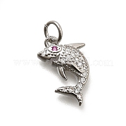 Латунные микро проложить кубического циркония подвески KK-Z093-03P