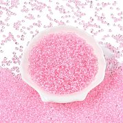 8/0 внутренний цвет прозрачный стеклянный бисер SEED-T007-06G