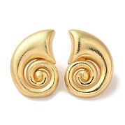 Серьги-гвоздики из латуни с реечным покрытием EJEW-B062-32G