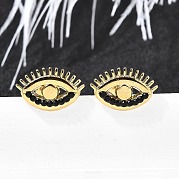 Серьги-гвоздики из нержавеющей стали 304 EJEW-F361-13G