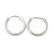 Brass Hoop Earrings EJEW-L211-08C-P
