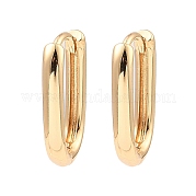 Латунные серьги обруча EJEW-I289-27A-KCG