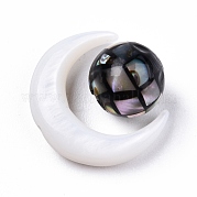 Бусины из натуральных пресноводных ракушек SSHEL-N032-51-A03